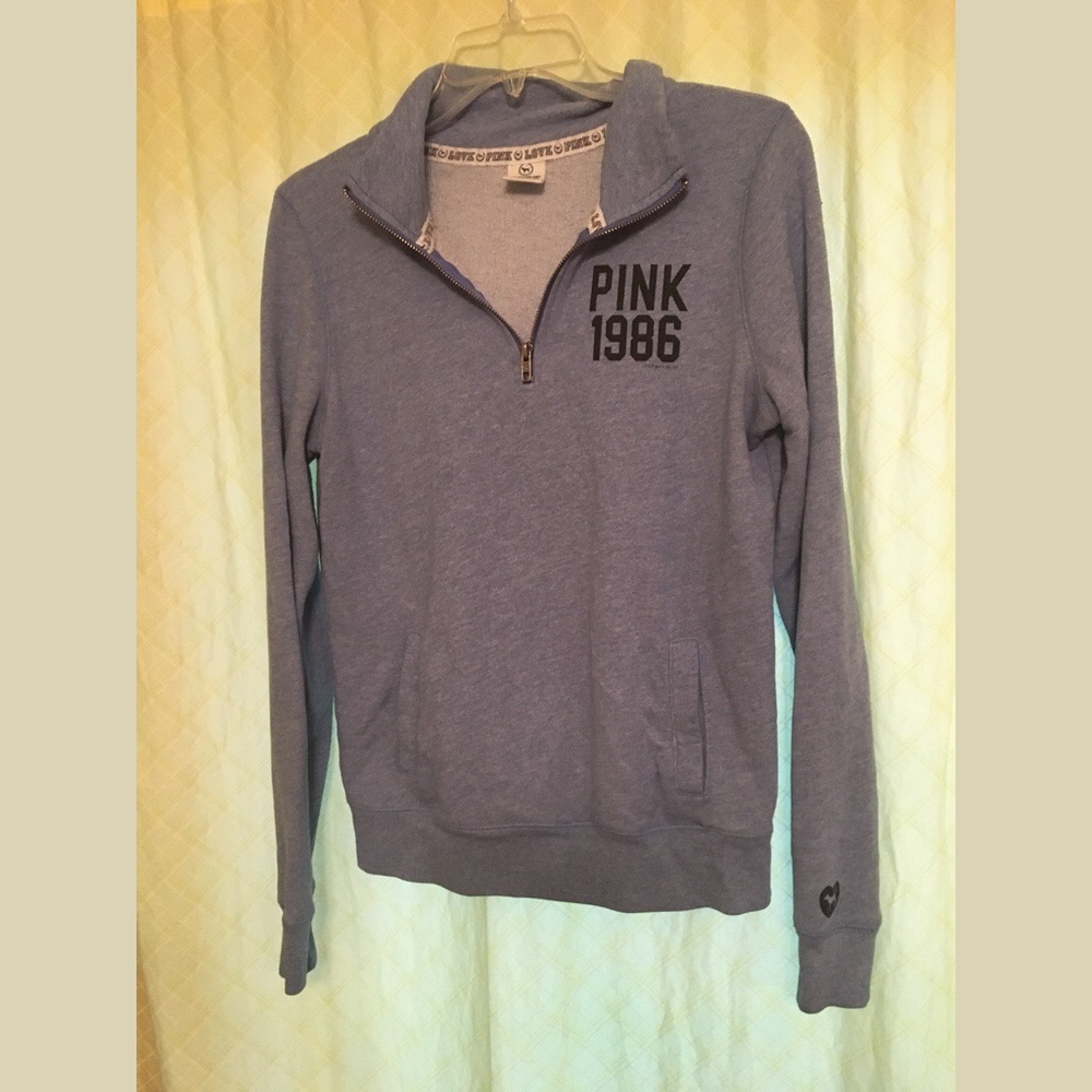 Victoria’s Secret PINK Half Zip Sweatshirt XS